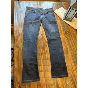 GUSTIN California Skinny Dark Wash Mens Jeans Button Fly Size 32